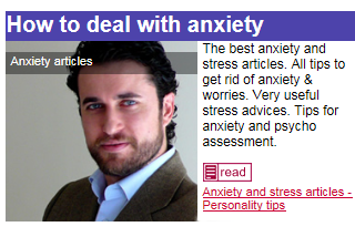 How to deal with anxiety